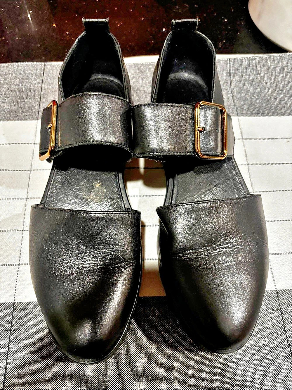 Vagabond Cosmo 2.0 Leather Platform Sandals Black EU 38